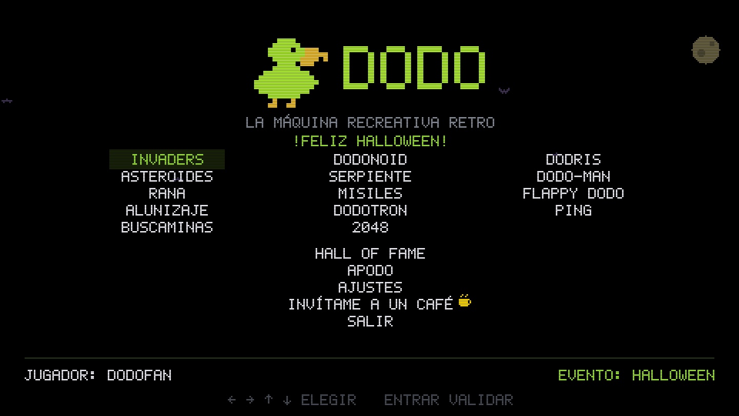 La máquina Dodo: los cuatro juegos y el evento del momento